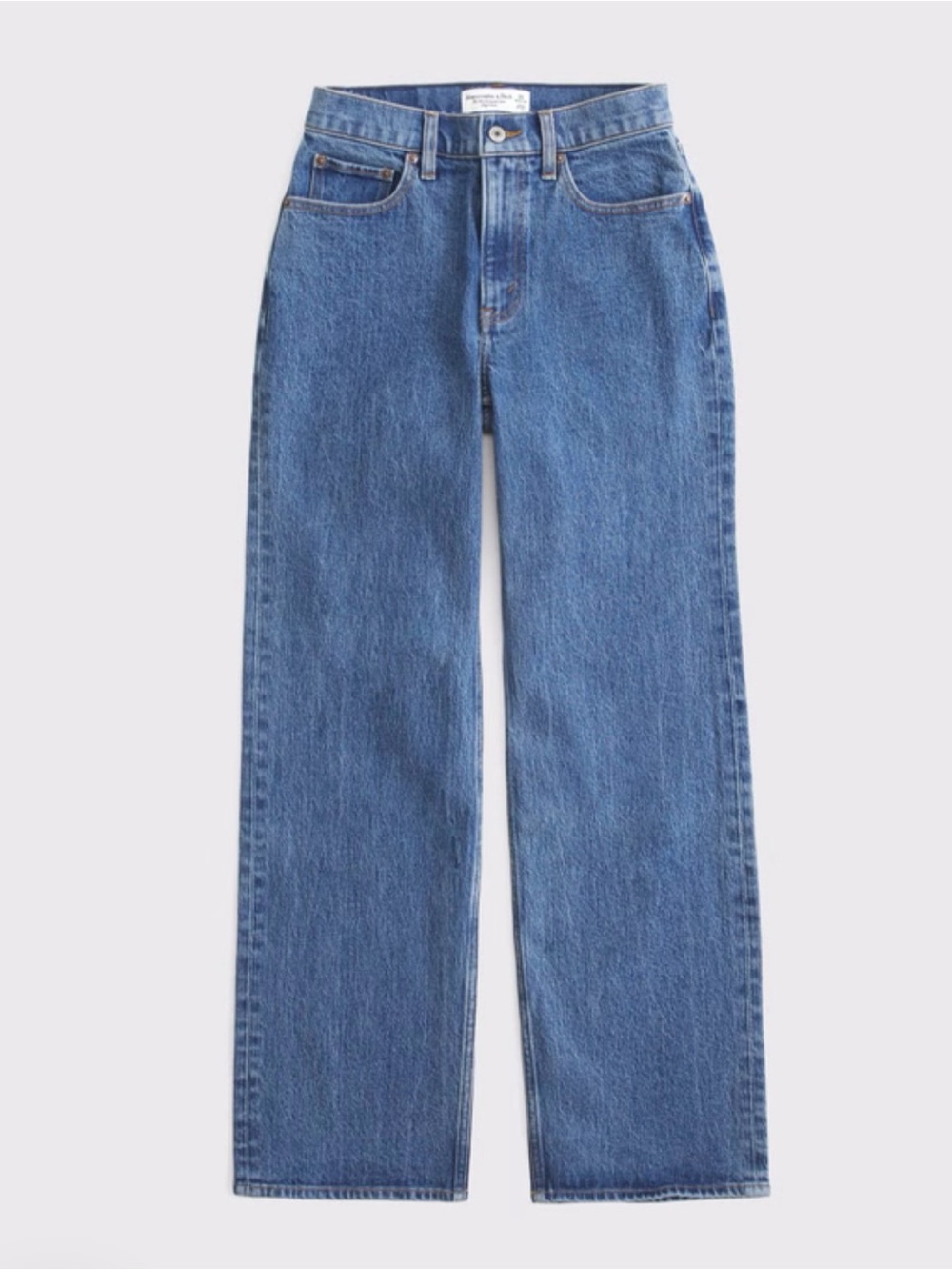 Abercrombie & Fitch 90s relaxed jean high-rise blue 30/10r women’s denim classic